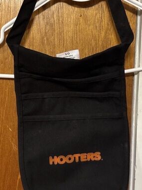 Authentic Hooters Girl Uniform Black Money Pouch Halloween Costume Adjust